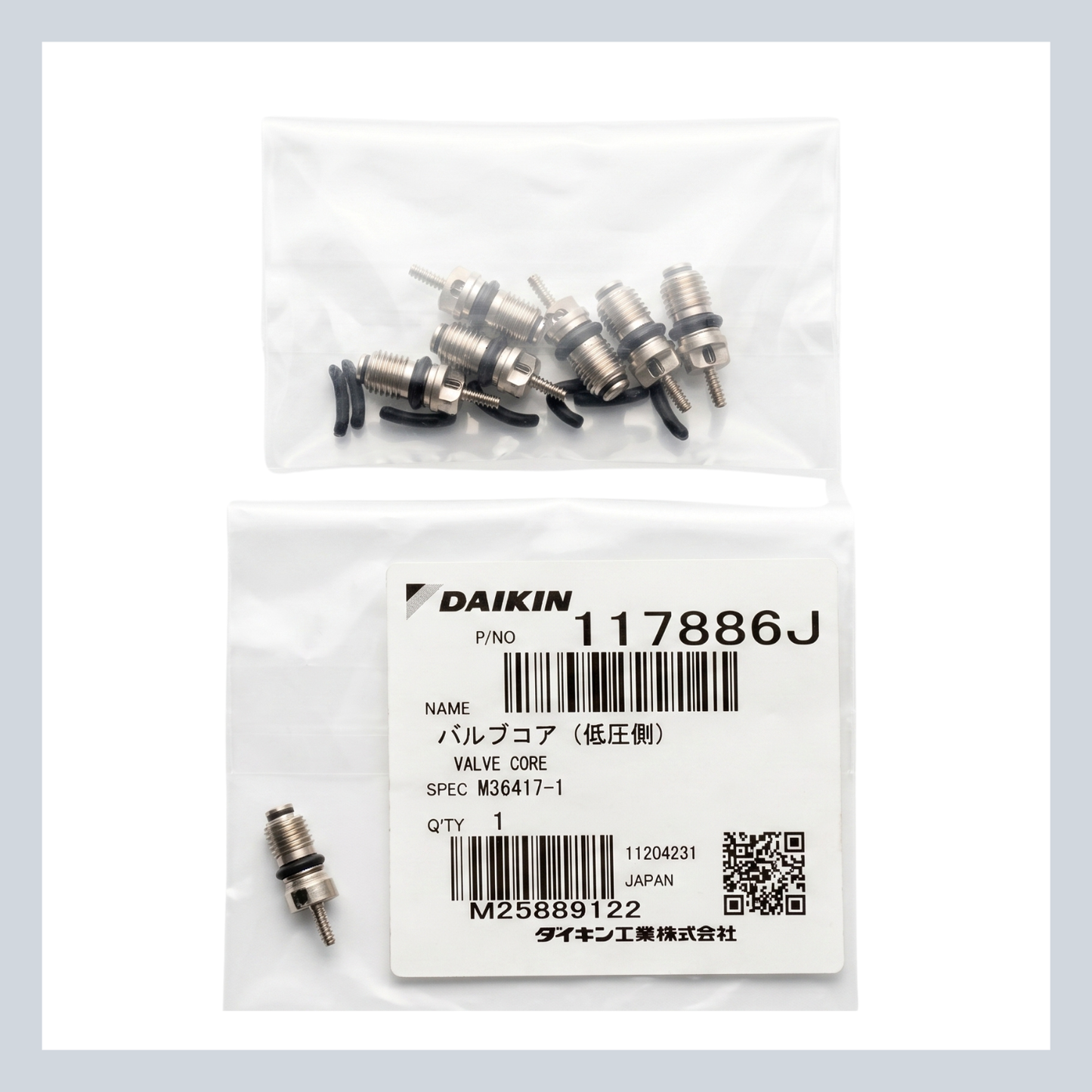 DAIKIN VALVE CORE 117886J