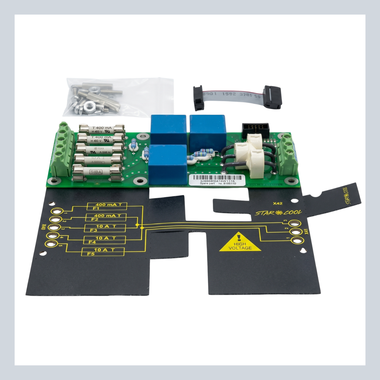 818511B-RB POWERMEAS.PCB,CIM 5,REPAIRED