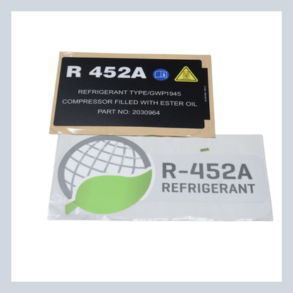 KIT DECAL R452A RETROFIT MAGNUM /PLUS 90-3645 903645